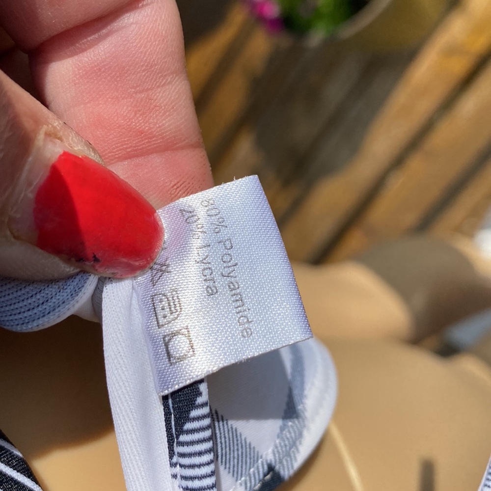 Burberry Bikini Mega Check Bottoms🔥Full Coverage Rump🔥Adjustable🔥Size Large - Picture 13 of 15